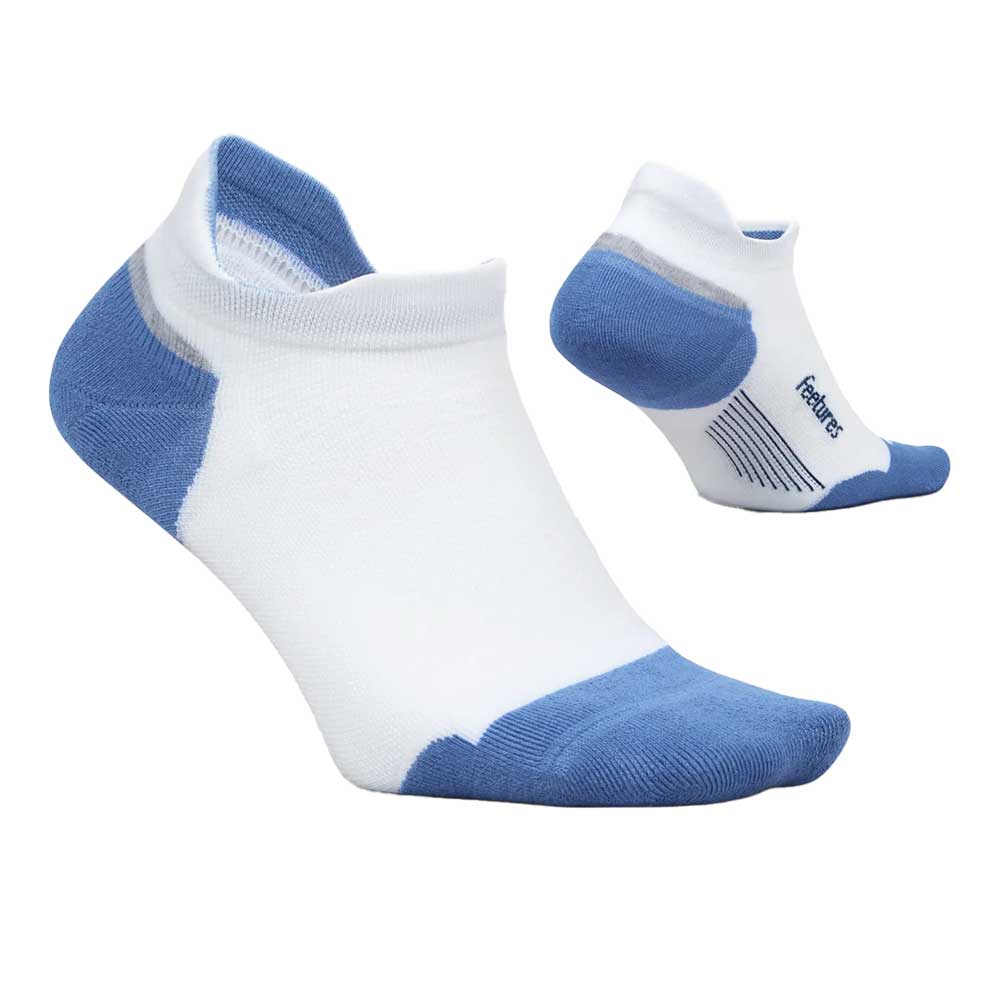 Elite Max Cushion No Show Tab - White Tide