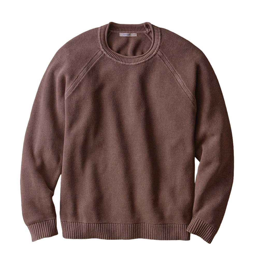 Men's Garment Dye Roll Neck Sweater - Java