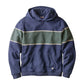 Men's Relaxed Cloud 9 Fleece Hoodie - Mood Indigo Colorblock