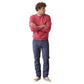 Men's Relaxed Cloud 9 Terry Crewneck - Garnet Rose