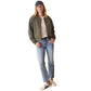 Women's Corbet Quilted Bomber Jacket - Olive Heather
