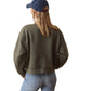 Women's Corbet Quilted Bomber Jacket - Olive Heather