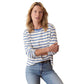 Women's Juno Double Knit Longsleeve - Faded Blue Stripe
