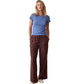 Women's Lexi Rib Crew Tee - Dutch Blue