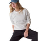 Women's Reversible Raglan - Heather Grey Stripe