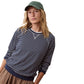 Women's Reversible Raglan - Twilight Stripe