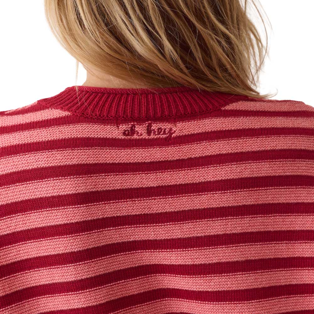 Women's Suki Textured Stripe - Dusk Rose Stripe