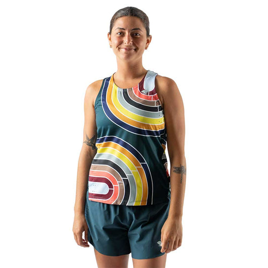 Women's Race Pace Tank - Dark Sea Track