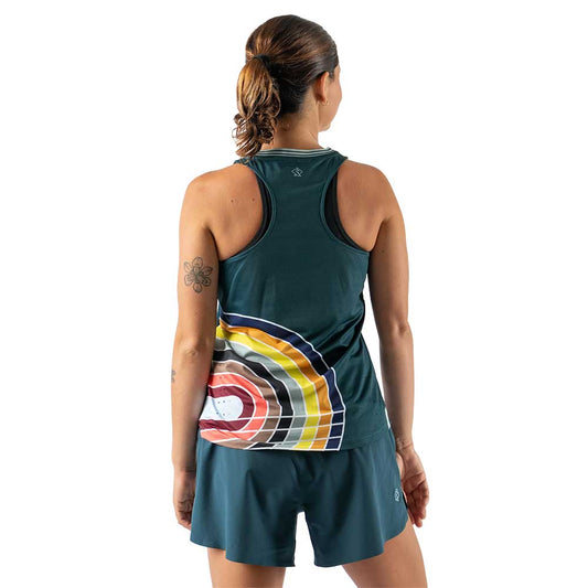 Women's Race Pace Tank - Dark Sea Track