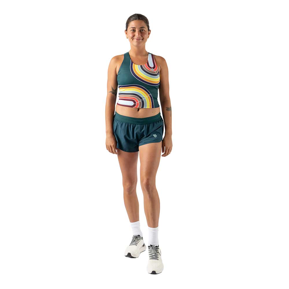 Women's Crusher Pocket Crop - Dark Sea Track
