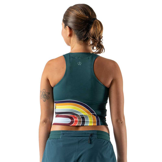 Women's Crusher Pocket Crop - Dark Sea Track