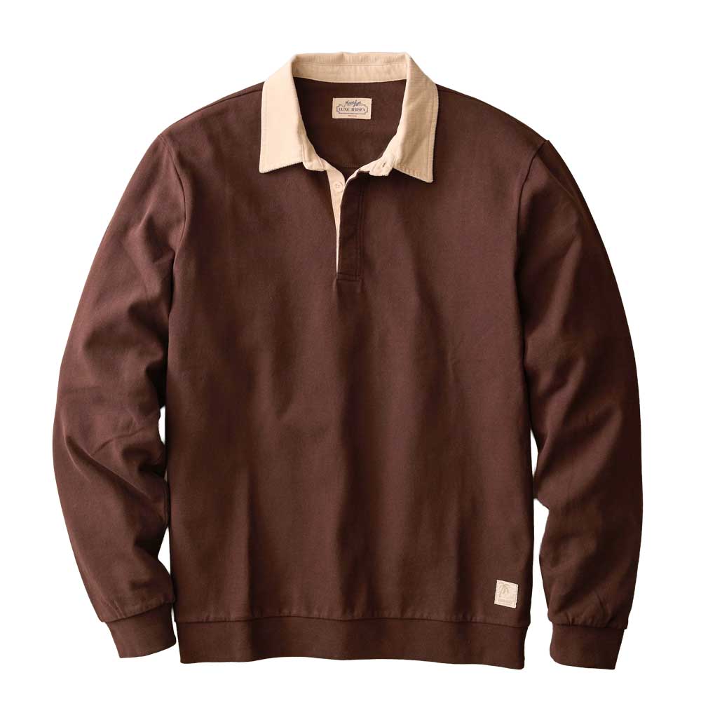 Men's Sueded Rugby Polo - Java