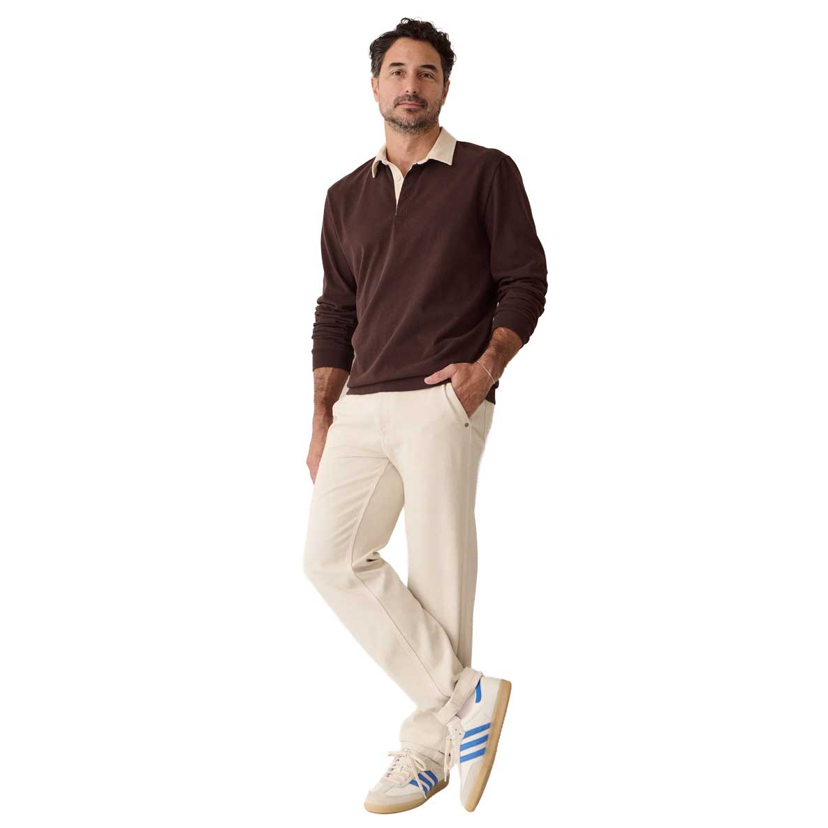 Men's Sueded Rugby Polo - Java
