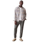 Men's Pacifica Stretch Twill Overshirt - Grey Plaid