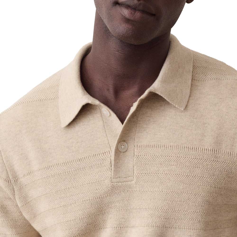 Men's Rugby Sweater Polo - Driftwood