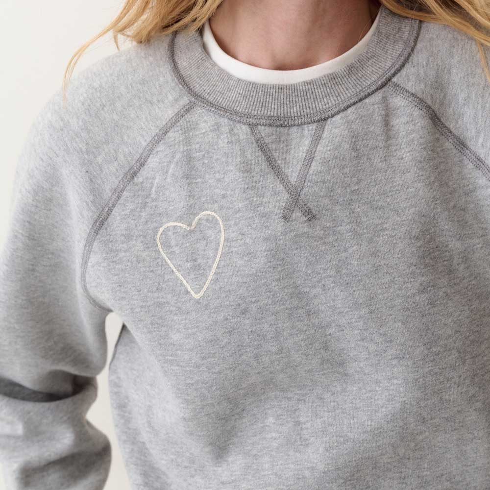 Women's Cloud 9 Fleece Reversible Sweatshirt - Heather Grey