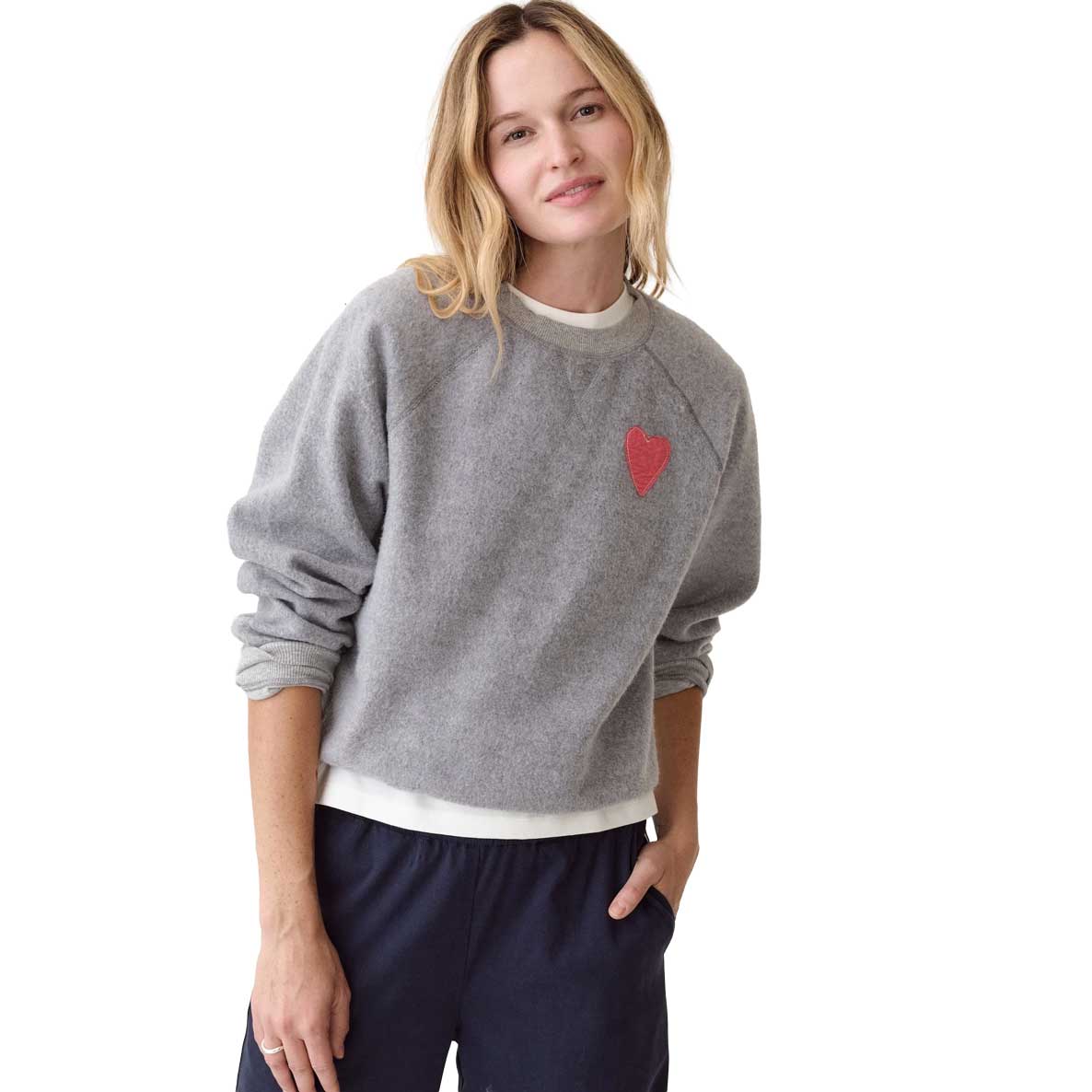 Women's Cloud 9 Fleece Reversible Sweatshirt - Heather Grey
