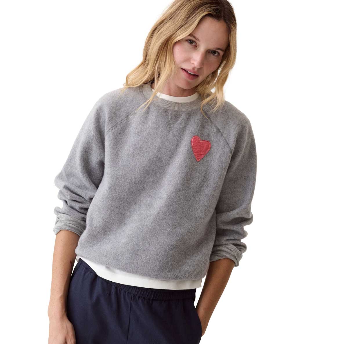 Women's Cloud 9 Fleece Reversible Sweatshirt - Heather Grey