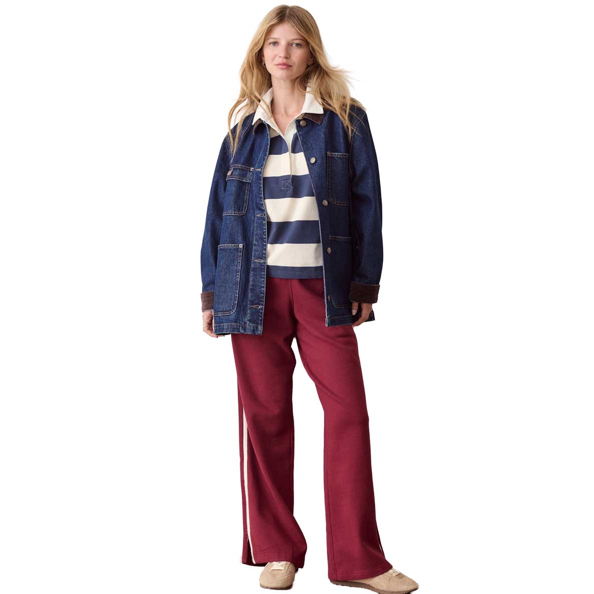 Women's Cloud 9 Fleece Track Pant - Cabernet