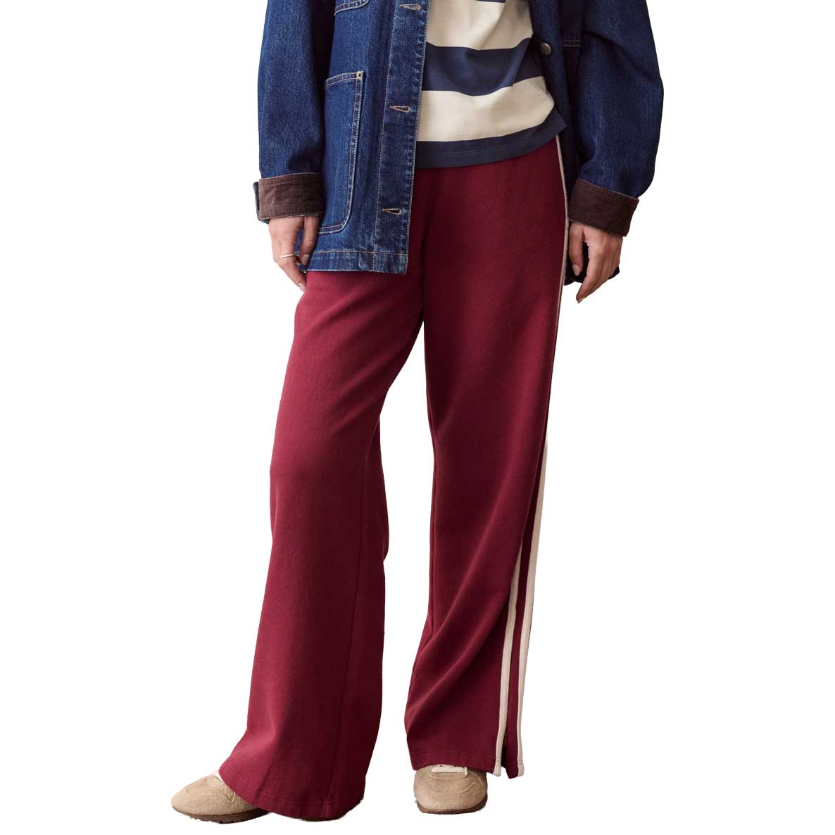 Women's Cloud 9 Fleece Track Pant - Cabernet