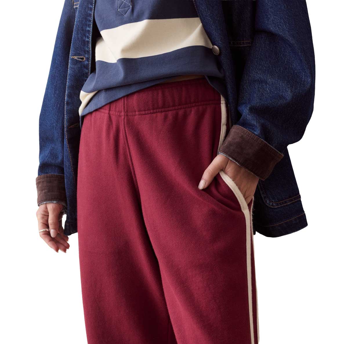 Women's Cloud 9 Fleece Track Pant - Cabernet