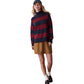 Women's Maggie Rollneck - Cabernet/Navy