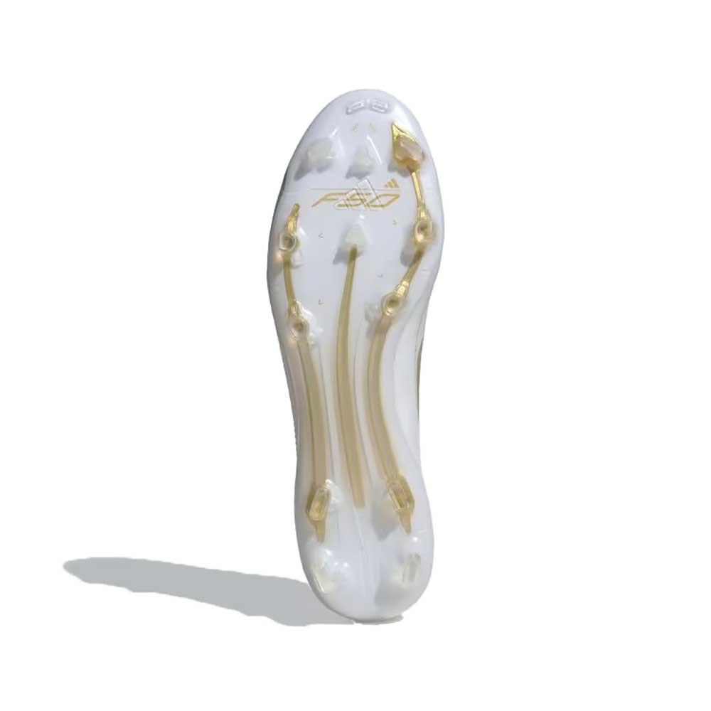 White and gold adidas football cleats sale