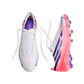 F50 Hyperfast League FG Soccer Cleat - Ftwr White/Solar Purple/Solar Turbo - Regular (D)