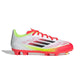 JR F50 League FG Soccer Cleat - Cloud White/Core Black/Solar Yellow - Regular (D)