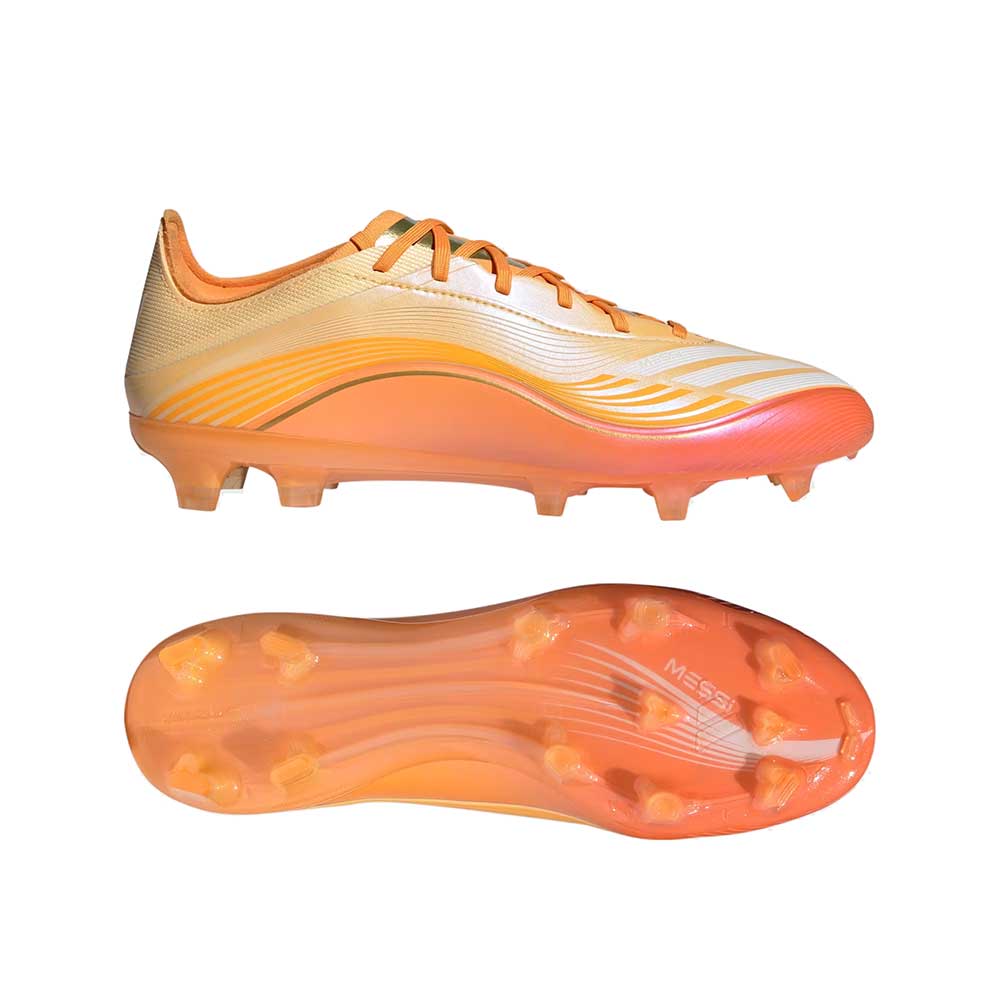 F50 Messi Pro FG Soccer Cleat - Icta/Gold Met/Puta - Regular (D)