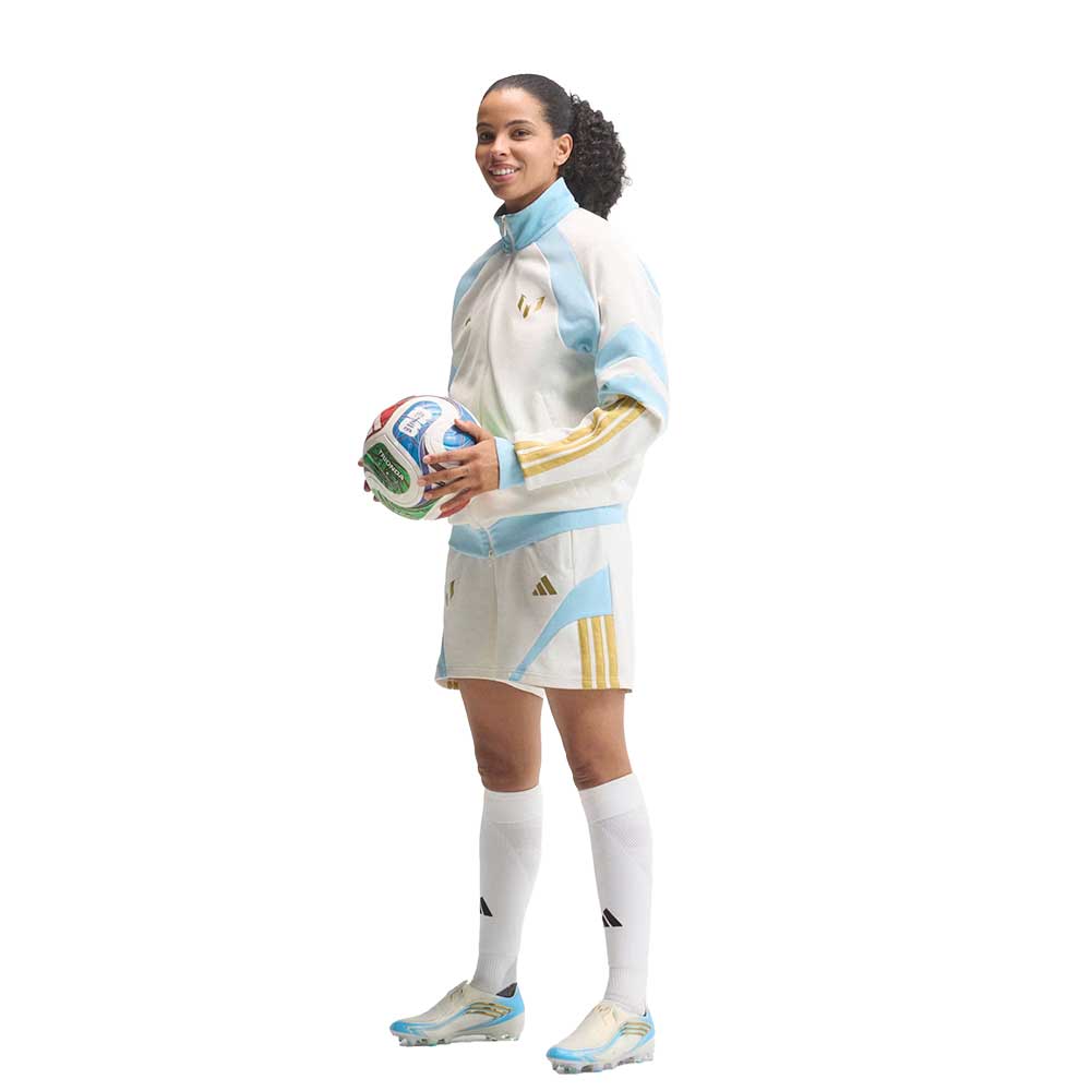 F50 Messi Elite FG Soccer Cleat - Ivory/Semi Blue Burst/Icey Blue - Regular (D)