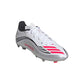 JR F50 Messi League FG/MG Soccer Cleat - Cloud White/Lucid Red/Silver Metallic - Regular (D)