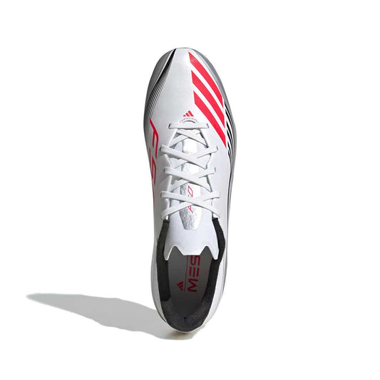 Men's F50 Messi League FG/MG Soccer Cleat - Cloud White/Lucid Red/Silver Met - Regular (D)