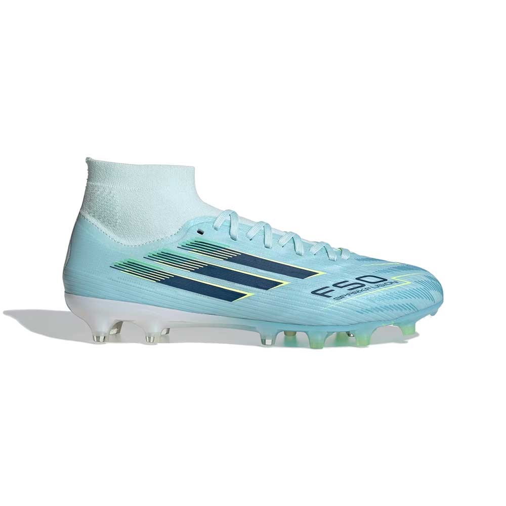 Women's F50 Spark Fusion Pro FG/AG Soccer Cleat - Alm Blue/Dupe/Hireye - Regular (B)