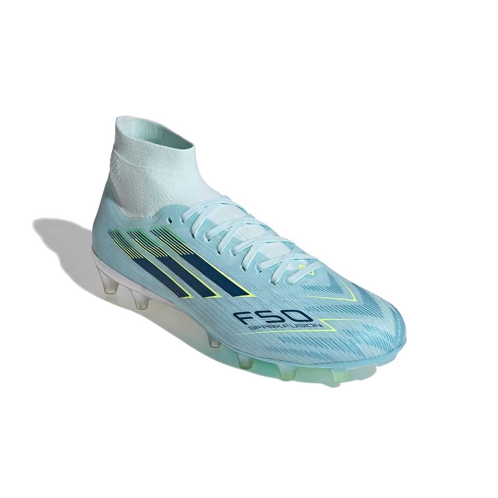 Women's F50 Spark Fusion Pro FG/AG Soccer Cleat - Alm Blue/Dupe/Hireye - Regular (B)