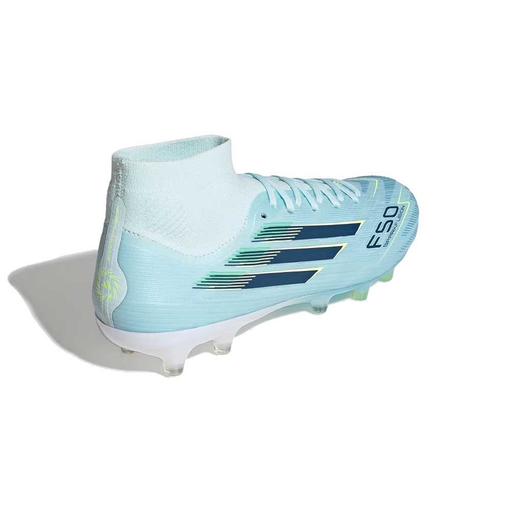 Women's F50 Spark Fusion Pro FG/AG Soccer Cleat - Alm Blue/Dupe/Hireye - Regular (B)