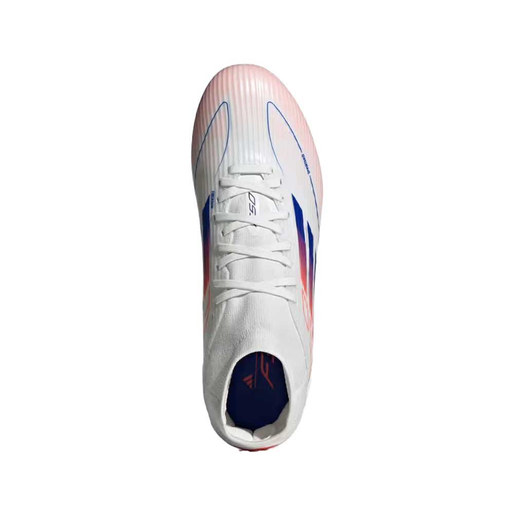 Adidas F50 League Mid FG MG Women s Firm Ground Soccer Cleat White Solar Red Lucid Blue Size 11