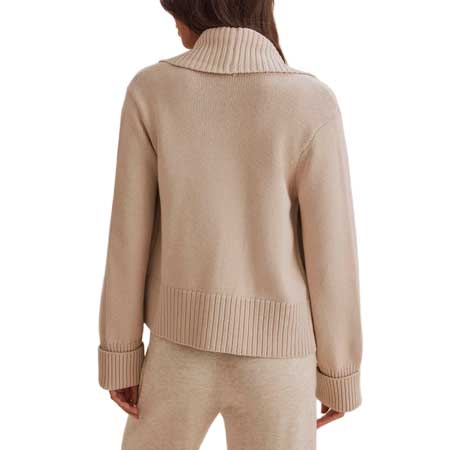 Women's Aria Sweater Open Jacket - Wheat