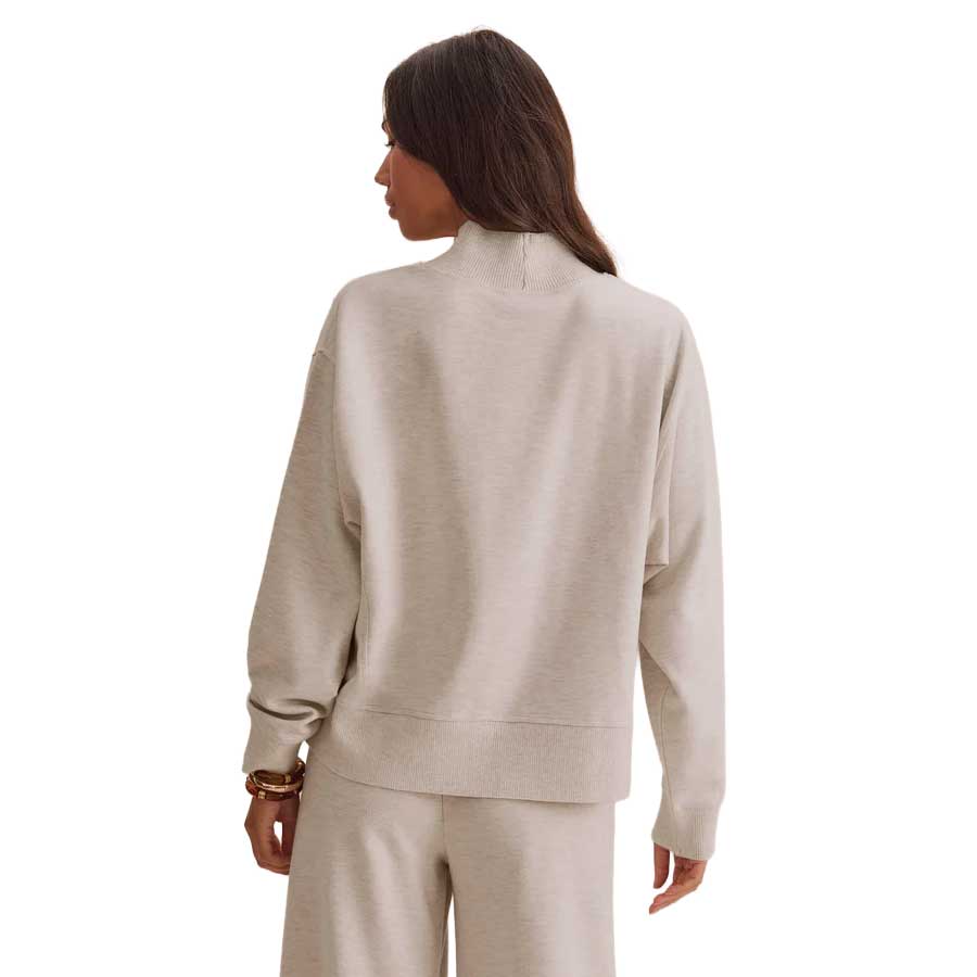Women's Winslow Long Sleeve Mockneck - Pale Oak Heather