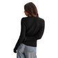 Women's Georgie Pointelle Sweater - Black