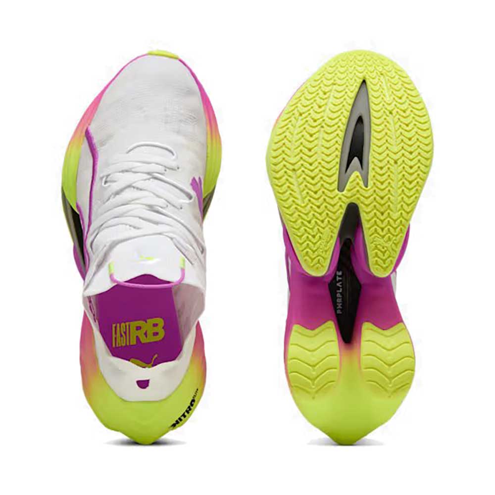 Men's Fast-RB Nitro Elite LD - Puma White/Yellow Alert/Pure Magenta - Regular (D)