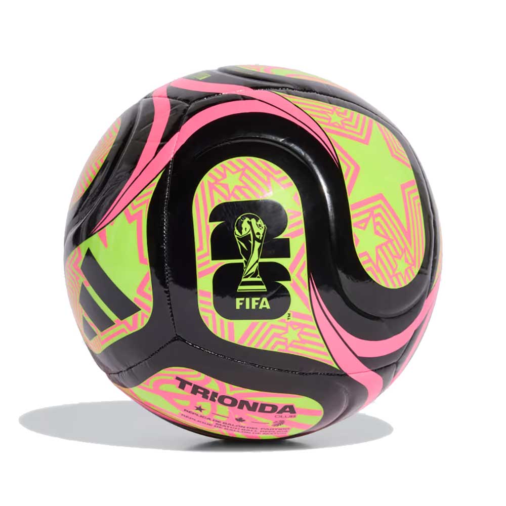 WC Club Soccer Ball - Black/Lucid Lemon/Lucid Pink