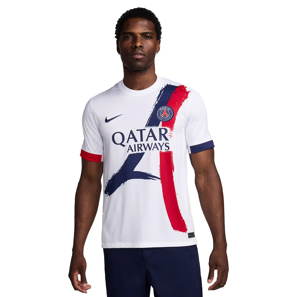 Paris Saint-Germain DF Away Stadium Jersey - White/Midnight Navy