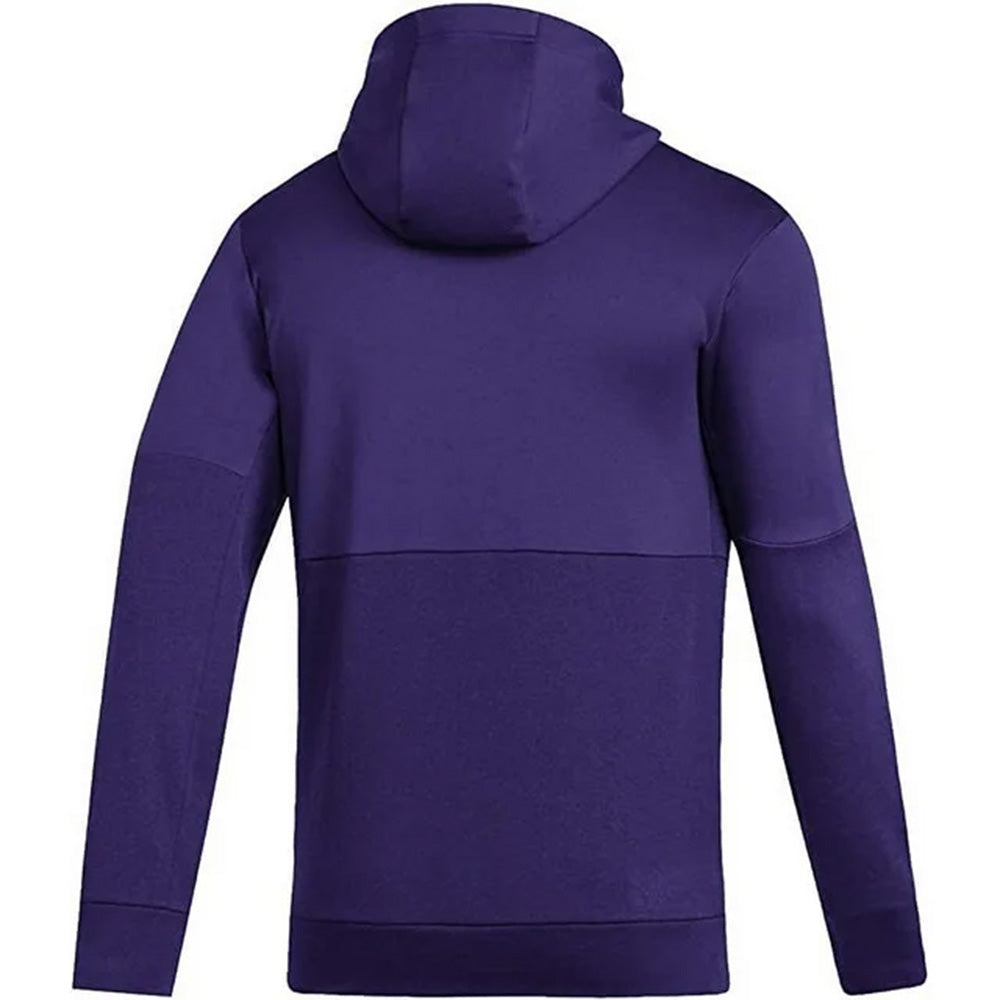 adidas Men's Team Issue Pullover Hooded Sweatshirt - Purple