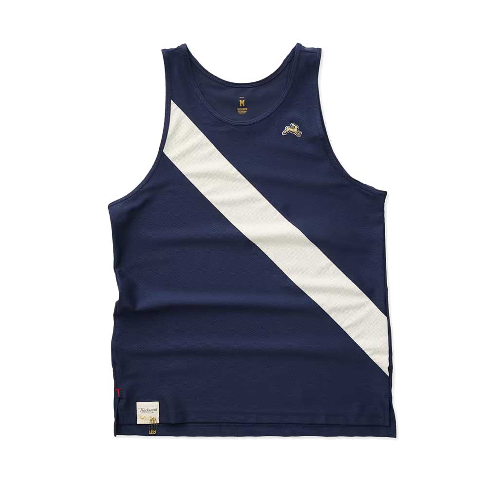 Men's Van Cortlandt Singlet - Navy/Ivory