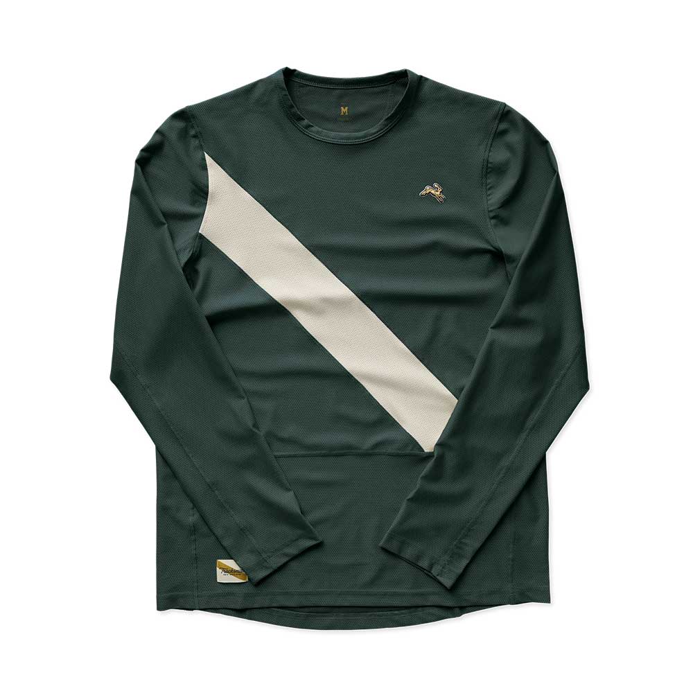 Men's Van Cortlandt Long Sleeve - Emerald/Ivory