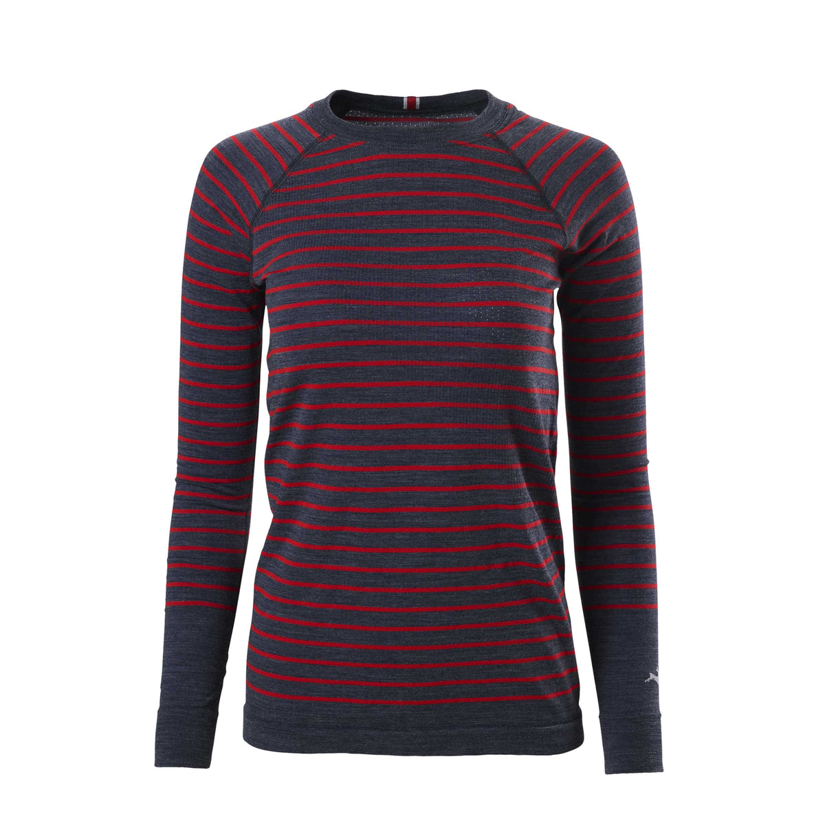 Women's Brighton Base Layer - Navy/Racing Red Stripe