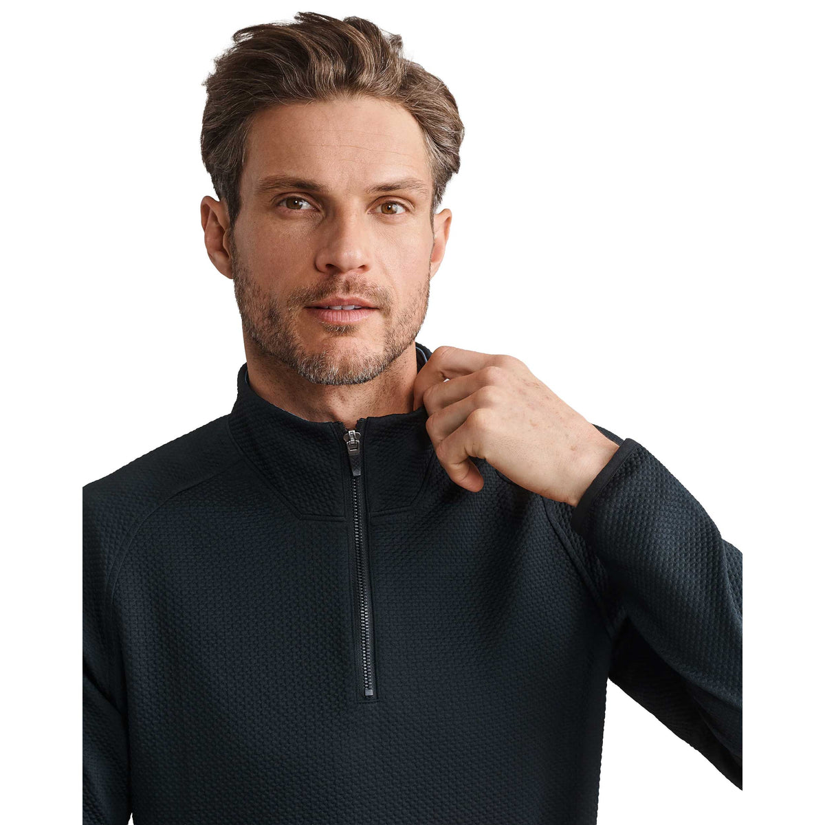 Men's Founders Golf 1/4 Zip - Black