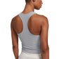 Women's ALRN Rib Crop Tank - Shale