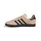 Men's Gazelle Messi Indoor Soccer Shoe - Crystal Sand/Core Black/Gold Metallic - Regular (D)